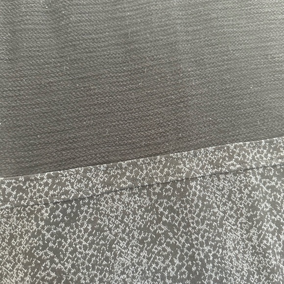 LOFT Black & Grey Knit  Drop Waist Dress - Picture 3 of 8